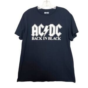 AC/DC Back in Black Graphic Tee - L